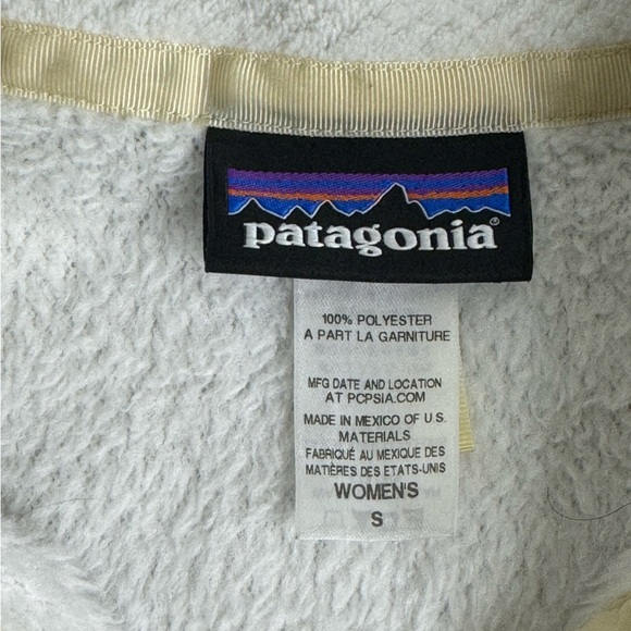 Patagonia Women’s White ReTool Snap quarter snap pullover - Picture 4 of 8